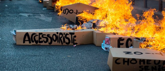 Manifestation des intermittents a Marseille, le 26 juin 2014.