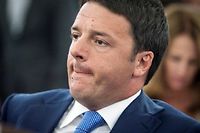 Le chef du gouvernement italien, Matteo Renzi.