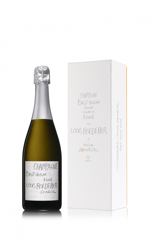 Champagne Roederer brut nature, Philippe Starck. ©  Roederer