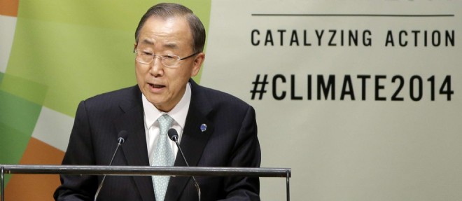 Ban Ki-moon, secretaire general de l'ONU, n'a pas reussi a convaincre beaucoup de pays de participer au Fonds vert.