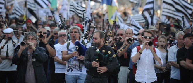 Les Bretons manifestent samedi 27 septembre.