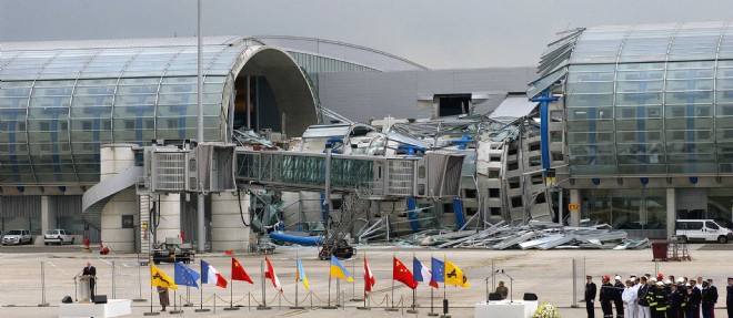 L'effondrement d'une partie du terminal 2E de Roissy avait fait quatre morts en 2004.