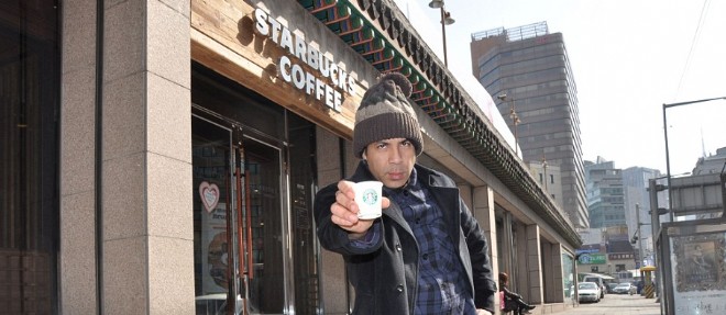 Winter a Seoul, ville qui compterait 284 boutiques Starbucks aujourd'hui.