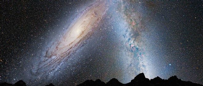 Quand La Galaxie Dandromède Percutera Notre Voie Lactée
