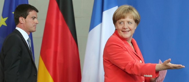 Manuel Valls et Angela Merkel, le 22 septembre dernier a Berlin.
