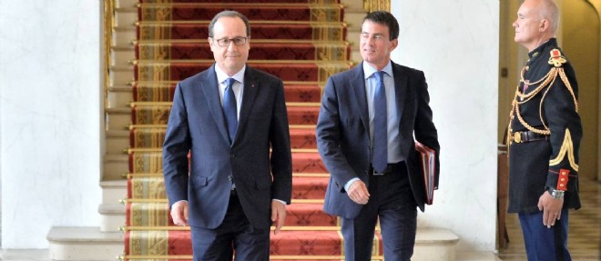 Francois Hollande et Manuel Valls.