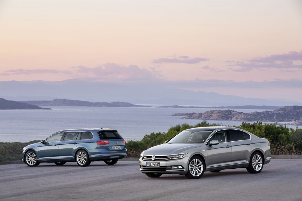 La huitième génération de Passat adopte la plate-forme MQB du groupe VW qui fait notamment déjà les beaux jours de la Golf. ©  VW
