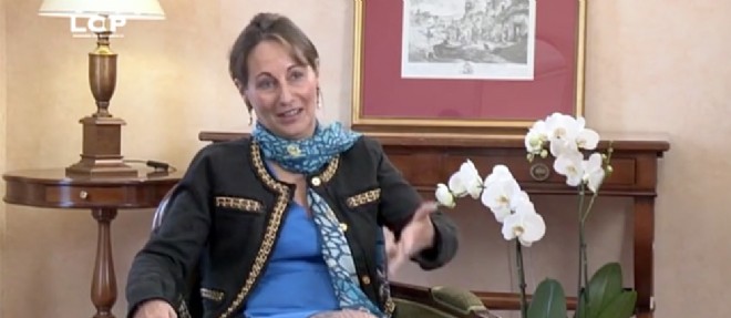 Segolene Royal dans le documentaire "Les Francaises et la politique, un amour contrarie", sur LCP, le 14 octobre 2014.