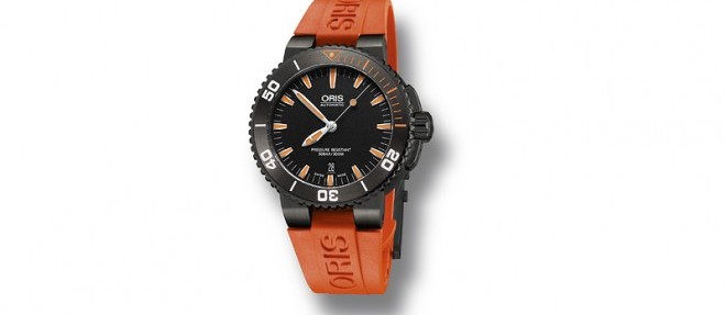 Oris Aquis Date Orange