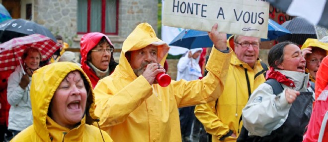 Manifestation des Groisillons, le 6 octobre dernier a Vannes.