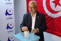 Rached Ghannouchi, leader du parti islamiste tunisien Ennahdha.