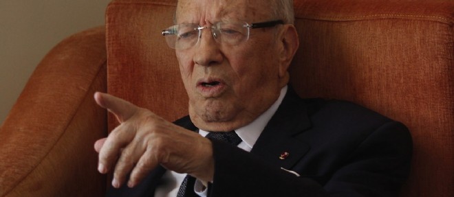 Beji Caid Essebsi, leader de Nidaa Tounes, est parti pour etre le grand vainqueur des legislatives du 26 octobre 2014.
