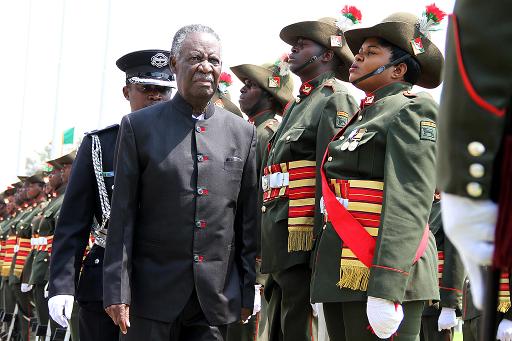 Le president zambien Michael Sata, le 10 septembre 2014 a Solwezi