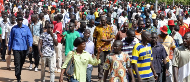 Les Burkinabes ont manifeste contre Blaise Compaore le 29 octobre 2014.