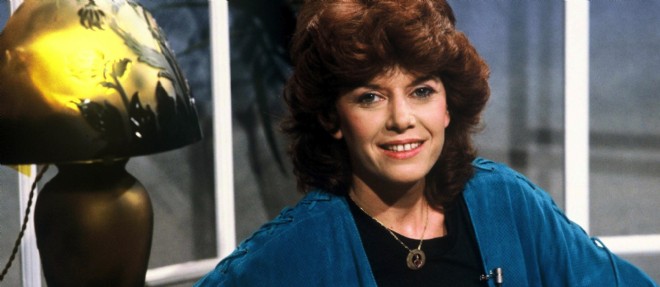 Soizic Corne en 1982, alors qu'elle est presentatrice sur TF1.