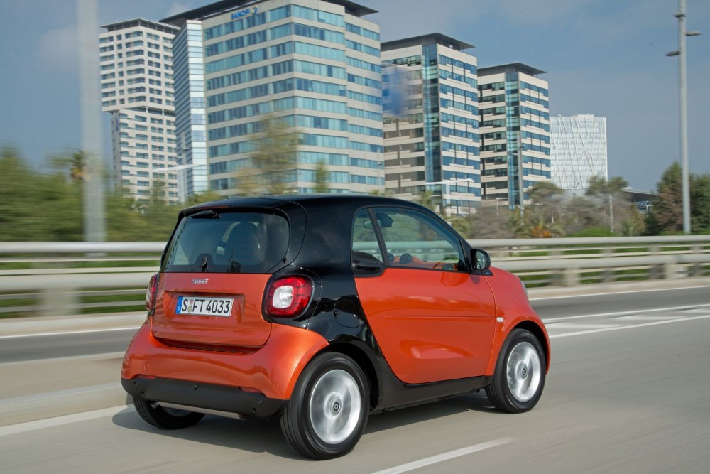 Dimension Smart fortwo cabrio, volume coffre et électrification