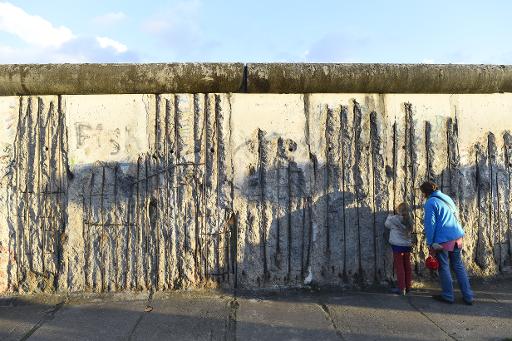 Berlin en f&ecirc;te pour le 25e anniversaire de la chute du Mur