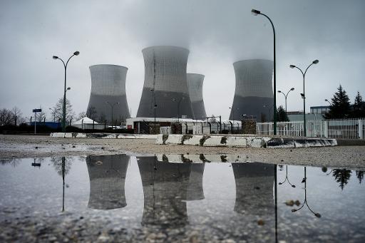 La centrale nucleaire de Bugey, pres de Saint Vulbas, le 30 mars 2013