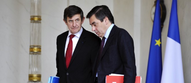Jean-Pierre Jouyet et Francois Fillon, ici en 2008 a l'Elysee.