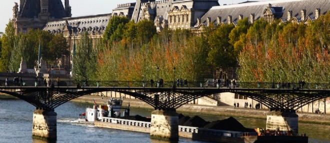Le pont des Arts, a Paris.