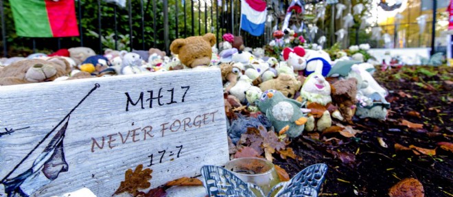 Commemoration pour les victimes du crash a Hilversum, aux Pays-Bas.