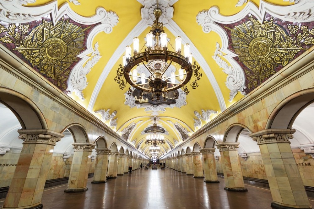 La station de métro Komsomolskaïa