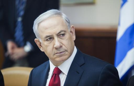 Le Premier ministre israélien Benjamin Netanyahu, le 9 novembre 2014 dans son bureau à Jérusalem © Dan Balilty Pool/AFP