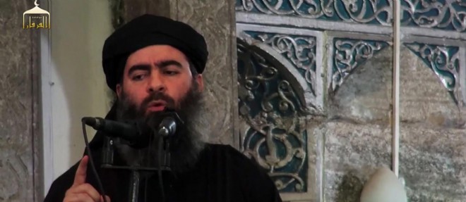 Le chef de l'EI, Abou Bakr al-Baghdadi, etait present lors de ce rassemblement.