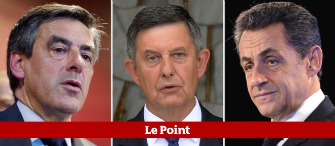 Francois Fillon, Jean-Pierre Jouyet et Nicolas Sarkozy, trois amis.