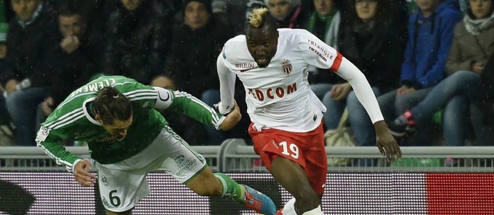 Lacina Traore a marque on premier but sous le maillot monegasque lors du nul face a Saint-Etienne (1-1).