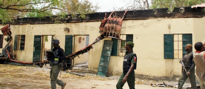Le lycee de Chibok ou les 200 eleves ont ete enlevees en avril dernier.