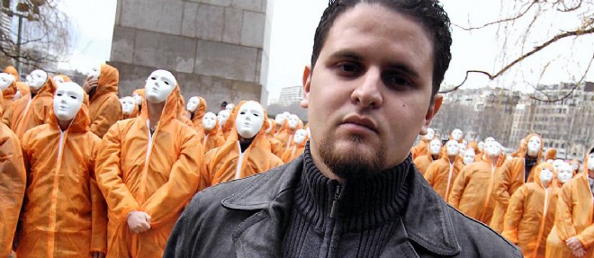 Mourad Benchellali (ici en 2007) milite egalement pour la fermeture de Guantanamo, ou il a ete detenu pendant trente mois.