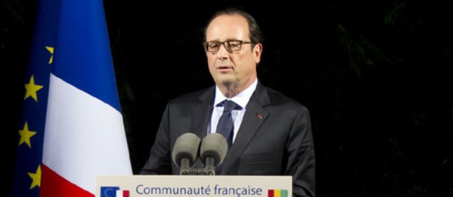 Francois Hollande a loue avant son depart pour Dakar les qualites de la seule candidate non africaine et seule femme, la Canadienne d'origine haitienne, Michaelle Jean pour diriger l'OIF.