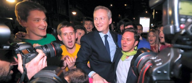 Bruno Le Maire a presque obtenu 30 % des voix a l'election pour determiner le president de l'UMP.