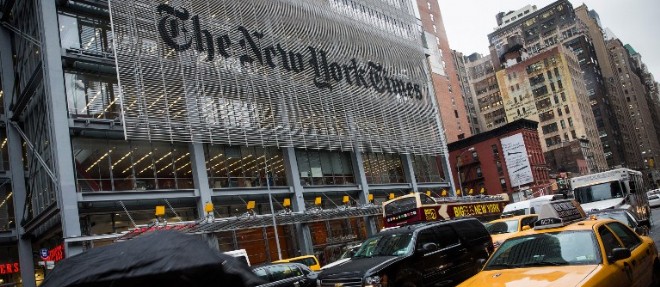 Bucheron, journaliste... les pires metiers de 2014 (image d'illustration : le siege du mythique "New York Times").