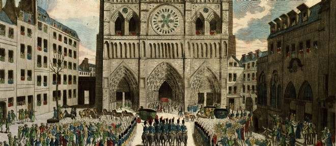 Entree de Napoleon a Notre-Dame, le 2 decembre 1804.