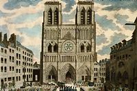 Entree de Napoleon a Notre-Dame, le 2 decembre 1804. (C)AFP