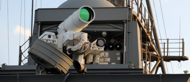 Le canon laser de l'US Navy.