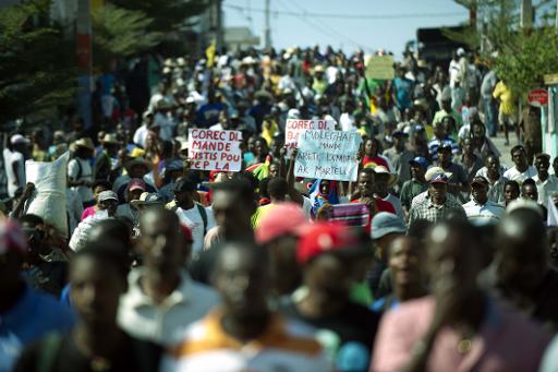 Manifestation anti-gouvernementale le 13 decembre 2014 a Port-au-Prince