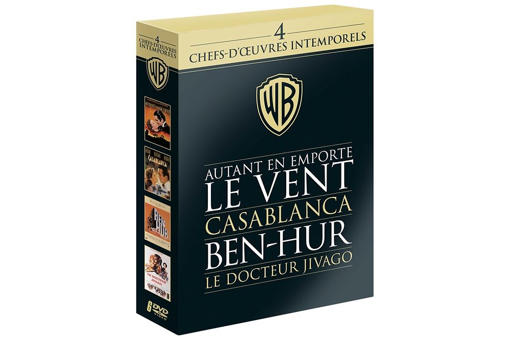 Ben-Hur - Casablanca - Autant en emporte le vent - Le Docteur Jivago -  Coffret