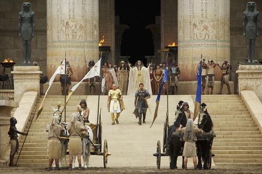 Photo d'une scene du film "Exodus: Gods and Kings" de Ridley Scott, produit par la Twentieth Century Fox