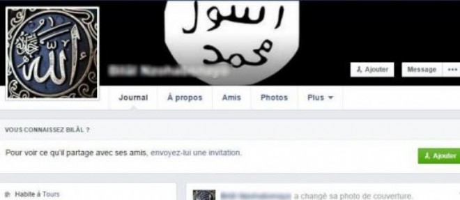 Bertrand Nzohabonayo avait affiche sur son compte Facebook le drapeau du groupe djihadiste Etat islamique.