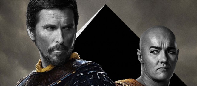 Christian Bale, nouveau Moise, face a Joel Edgerton en pharaon Ramses II.