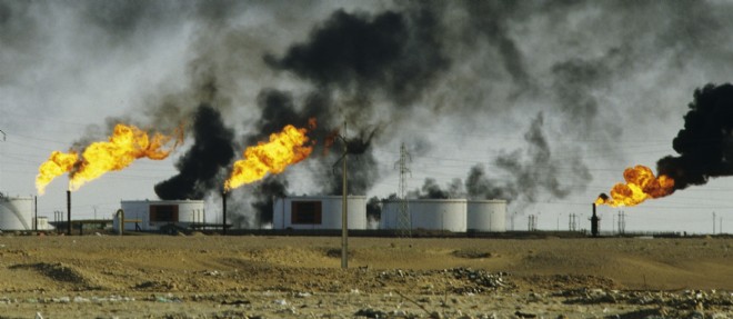 Un site petrolier en Algerie.