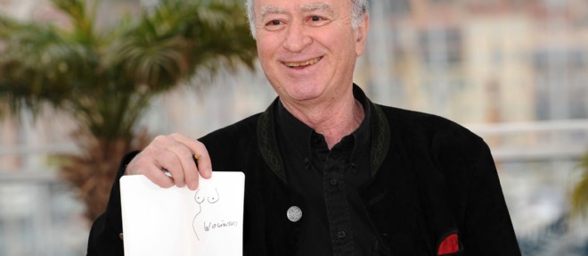 Georges Wolinski, le 16 mai 2008, a Cannes.