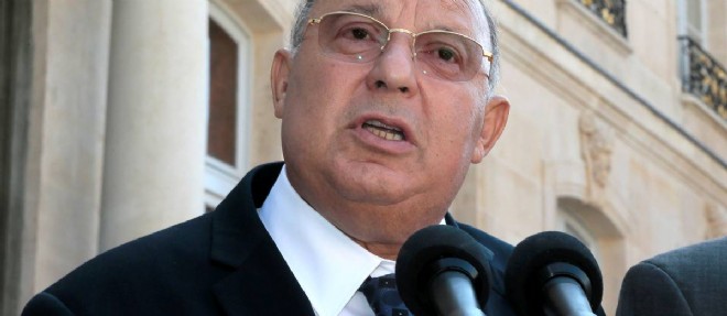 Le president du Conseil du culte musulman et recteur de la Grande Mosquee de Paris, Dalil Boubakeur, le 17 juillet 2013, a Paris.