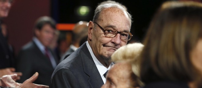 Jacques Chirac, 82 ans, ici en novembre dernier, ne participera pas a la marche de dimanche en raison de son etat de sante.