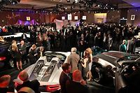 La Gallerie MGM a regroupé en prélude au salon quelques unes des plus belles voitures du moment pour une soirée privée