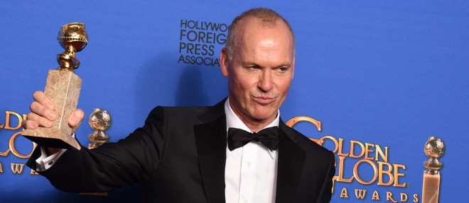Michael Keaton lors de la 72e edition des Golden Globes, le 11 janvier 2015.