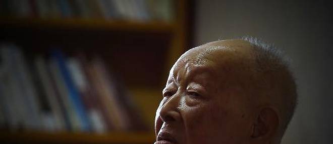 Zhou Youguang, "pere du pinyin", le 11 janvier 2015 a Pekin